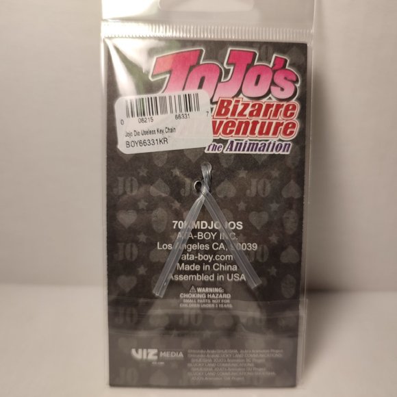 Jojos Bizarre Adventure Stardust Crusaders Dio Brando Keychain - Picture 2 of 3